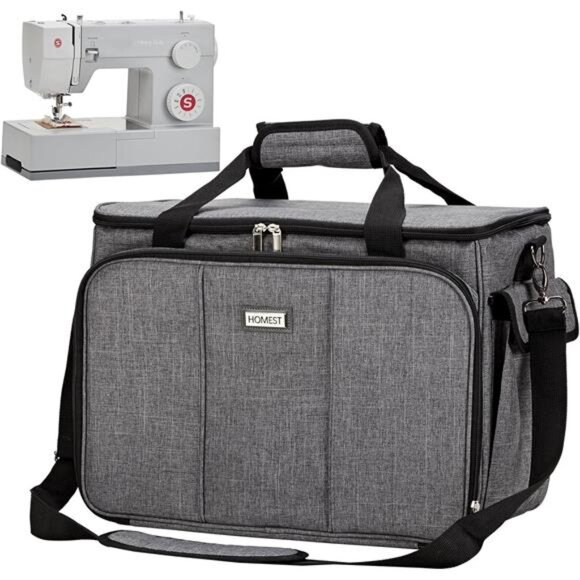 Sewing Machine Carrying Case with Multiple Storage Pockets, Universal - Picture 1 of 7